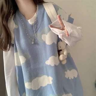 Áo gile mây style ulzzang