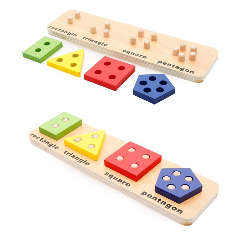 ĐỒ CHƠI GỖ - NHẬN DẠNG HÌNH HỌC LEVEL 2
