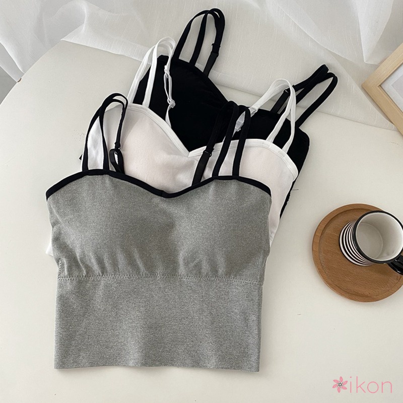Áo Tank Top Hai Dây Màu Sắc Đơn Giản Cho Nữ