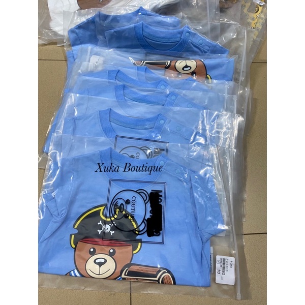 Áo Phông Cộc Tay Bé Trai Bé Gái Mùa Hè QCCC Cực Đẹp Size Nhí Cho Bé 9-15kg Chất Cotton Cao Cấp [Ảnh Thật]