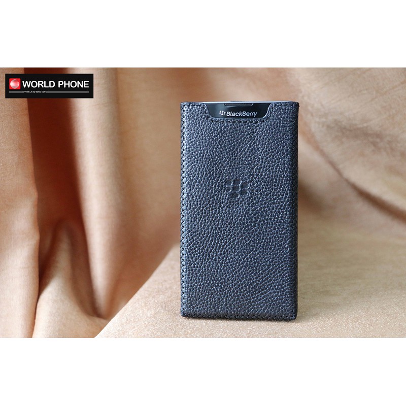bao da cầm tay điện thoại Blackberry PRIV, Da bò handmade