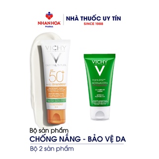 Bộ 2 sản phẩm chống nắng bảo vệ da vichy