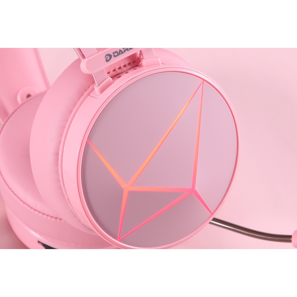 Tai nghe DareU EH722s Magic Queen 7.1 USB (Màu Hồng) - Hàng chính hãng BH 1 năm