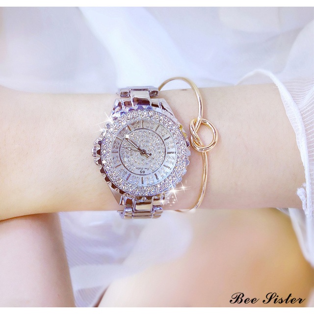 Đồng hồ nữ Bee Sister hàng chính hãng đính đá siêu sang | BigBuy360 - bigbuy360.vn