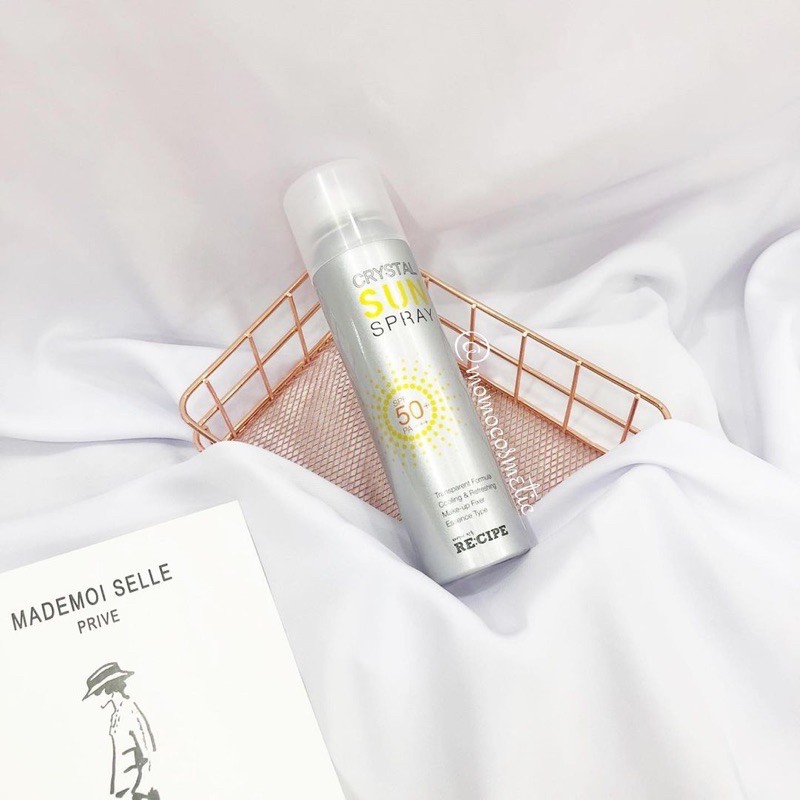 KEM CHỐNG NẮNG DẠNG XỊT CRYSTAL SUN SPRAY RE:CIPE