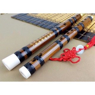 Sáo dizi tặng 3 gói màng rung, 1 ốp màng rung, dây treo, túi đựng (free ship)