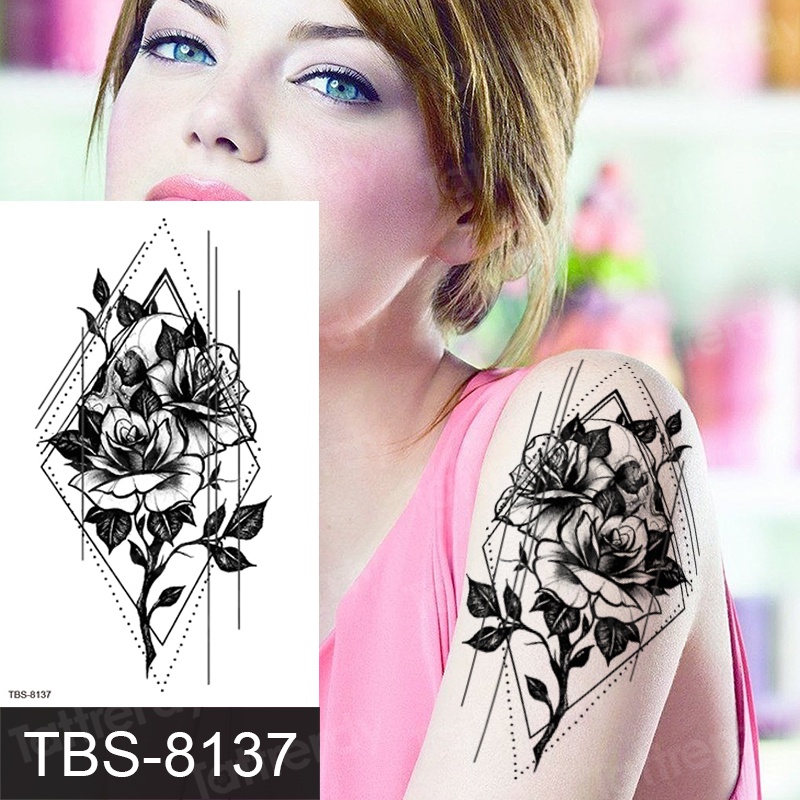 Hình Xăm Dán Họa Tiết Mandala Độc Đáo