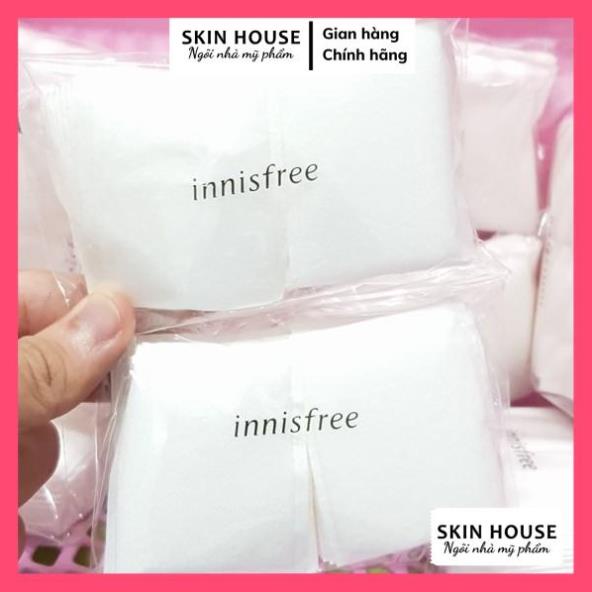 Bịch Bông Tẩy Trang Innisfree 5 Lớp Premium Cotton Pads 10 miếng