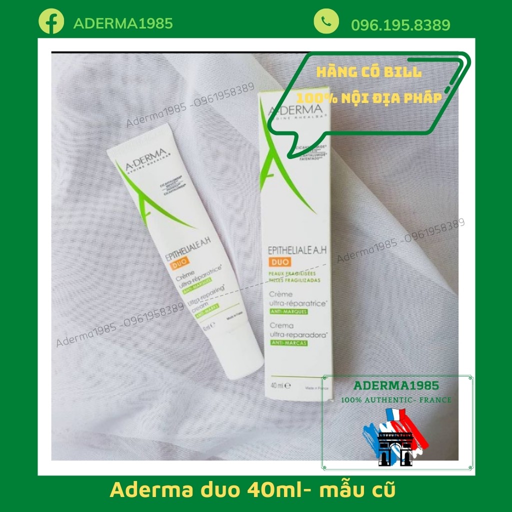 (Mẫu 2021) Kem liền sẹo mờ thâm aderma ultra duo 100ml, Kem A-Derma duo epitheliale ah giúp phục hồi da bị tổn thương.