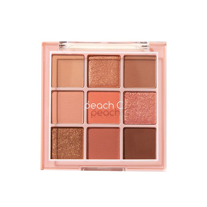 [SOFL CORAL] Phấn Mắt 9 Màu Peach C Soft Mood Eyeshadow Palette