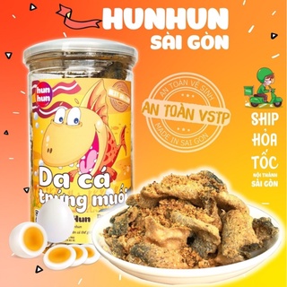 Da cá trứng muối HunHun 200g đồ ăn vặt Sài Gòn Ngon Rẻ