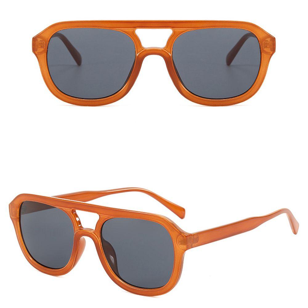 Kính Mát Tròng Đa Giác Nhiều Màu Sắc Phong Cách Hàn Quốc Chống Tia UV400 Dành Cho Nam Và Nữ