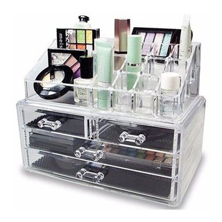 [SG] Kệ đựng Mỹ Phẩm 3-4 tầng Mica trong suốt Cao Cấp