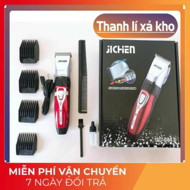 [Giảm 50%]  Tông Đơ Cắt Tóc Gia Đình JICHEN JC 0817 - Lỗi 1 Đồi 1