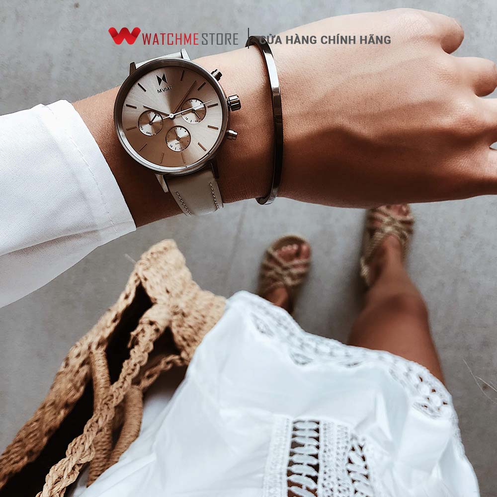 [ ĐẶC BIỆT 18-29.07 - VOUCHER 10%] - Đồng hồ Nữ MVMT dây da 38mm - D-FC01-TITA