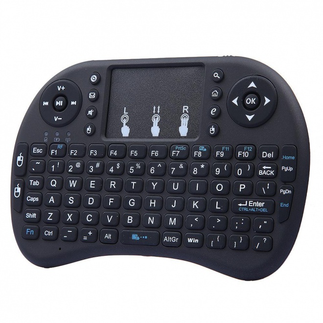 Bàn phím + chuột không dây mini UKB 500 Mini Keyboard có pin sẵn dùng cho laptop, pc, tv