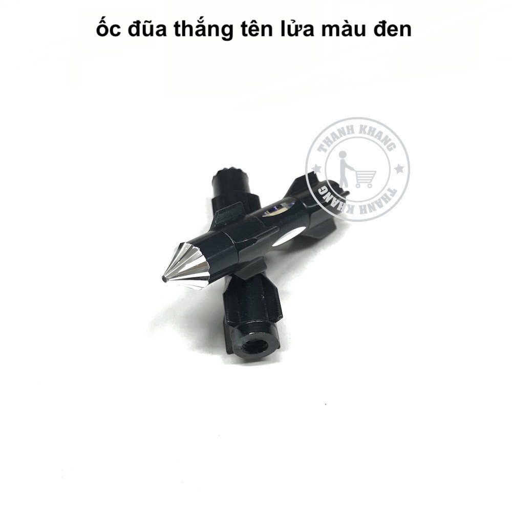 Bộ cặp ốc đũa thắng tên lửa nhôm gắn mọi loại xe máy thanh khang màu đen 006001385