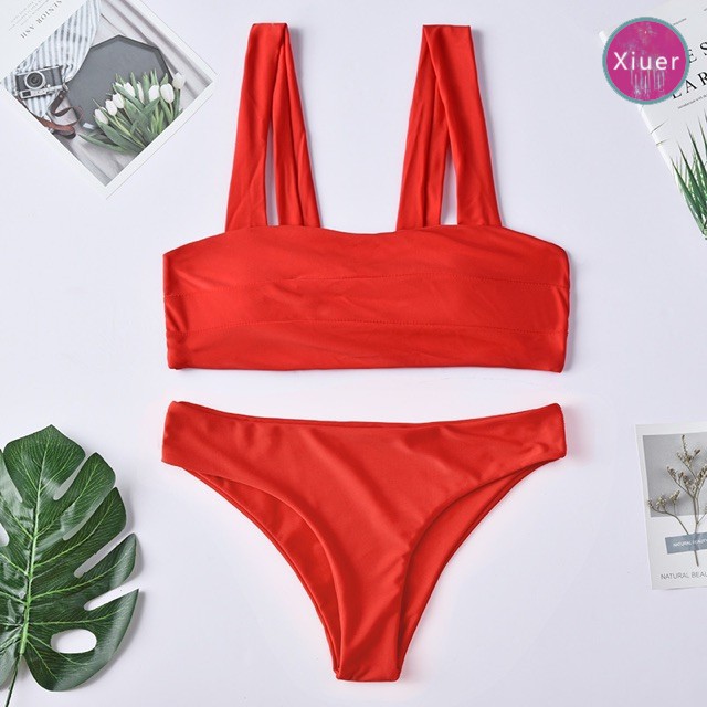 Korean style swimwear, sexy high-waist bikini, high-quality fabrics, with sponge pads, beachwear#Y06 | BigBuy360 - bigbuy360.vn