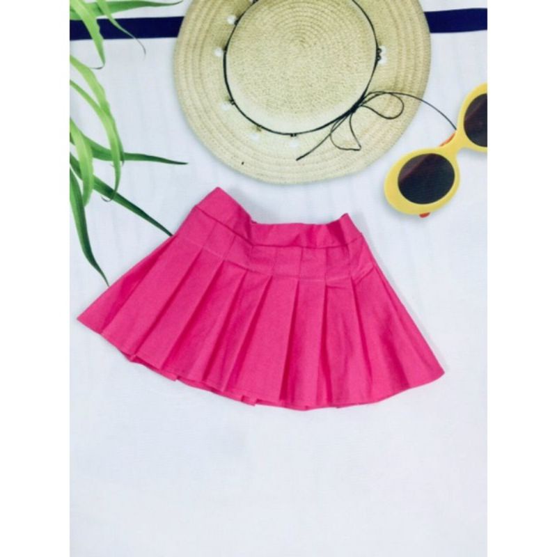 Chân váy xếp li bé gái