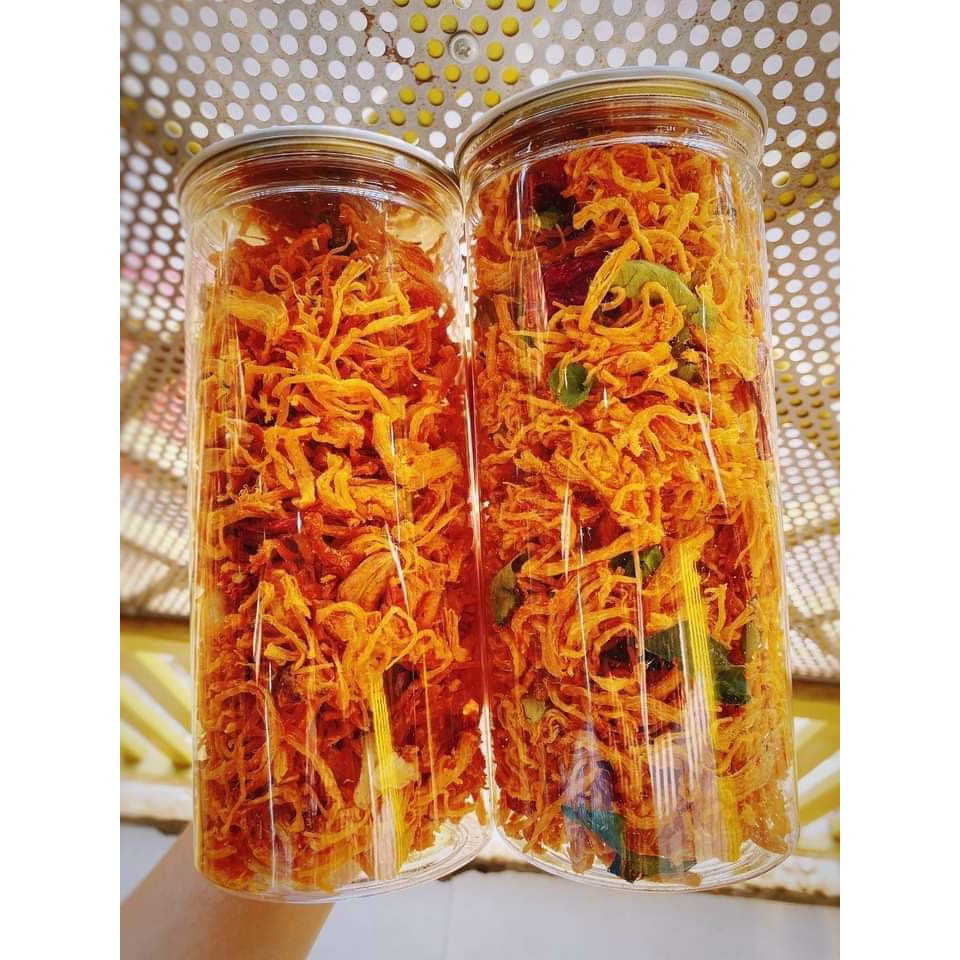 500gr Khô gà lá chanh - khô gà xé cay