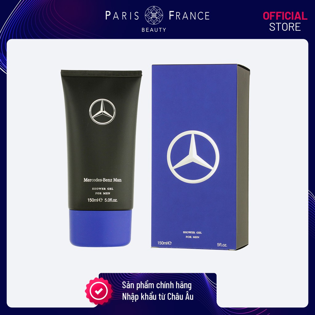 Paris France Beauty - Sữa Tắm Nam Mercedes-Benz Man Shower Gel 150ml