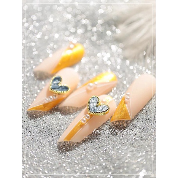 Gói tt charm tim viền bi