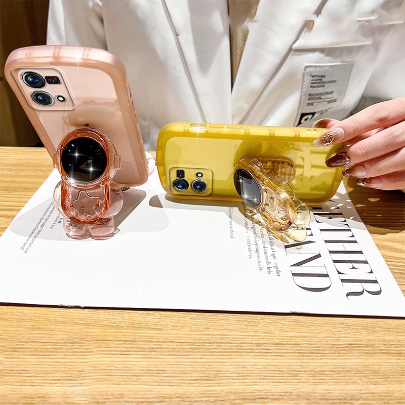 Ốp Điện Thoại Silicon Mềm Có Giá Đỡ Cho OPPO Reno7 4G Reno8 4G 5G Reno8 Z 5G Reno8 T 4G 5G Reno6 5G Reno5 Pro Reno5 Z Reno6 Z Reno7 Z