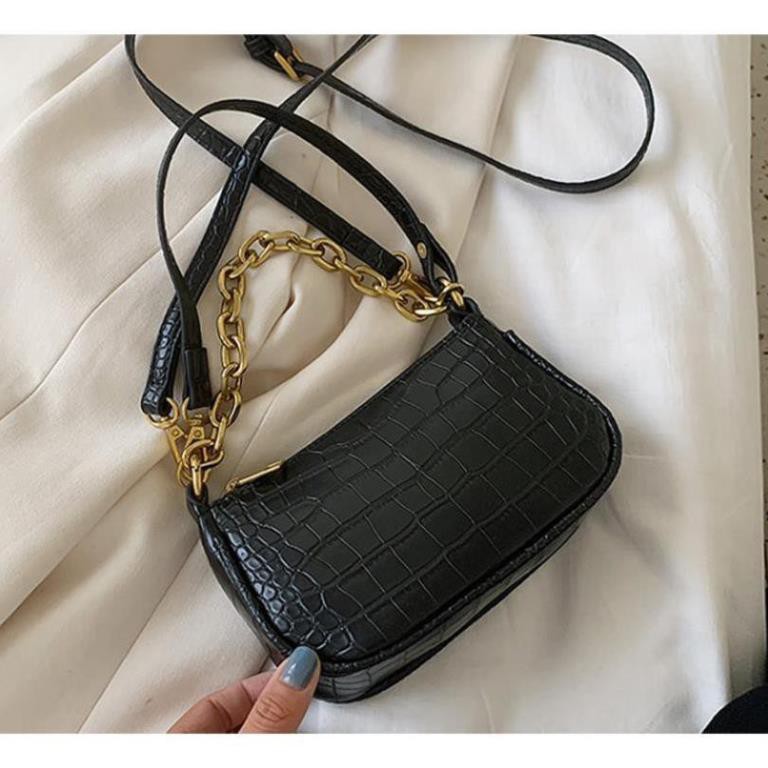 👛ẢNH SHOP CHỤP👛 Túi kẹp nách nữ da vân cá sấu dây xích BH 429 | BigBuy360 - bigbuy360.vn