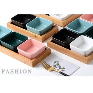Bát Sứ Cao Cấp Ăn Dặm Hình Vuông