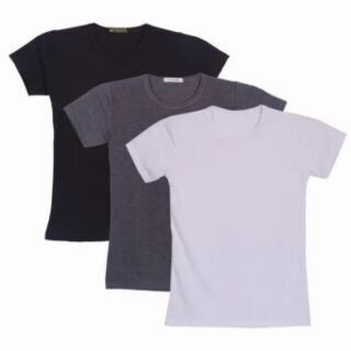 Bộ 3 áo thun nam body cổ tròn