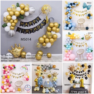 Set bóng trang trí sinh nhật