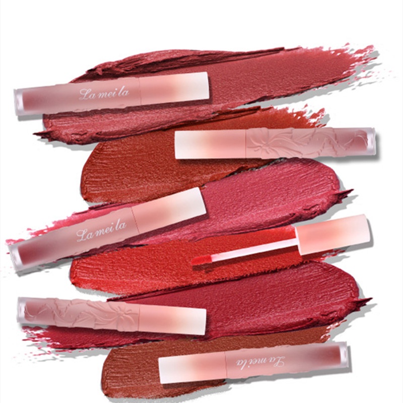 Son kem lì mịn môi LAMEILA Pink Nơ Khắc Nổi Siêu Xinh