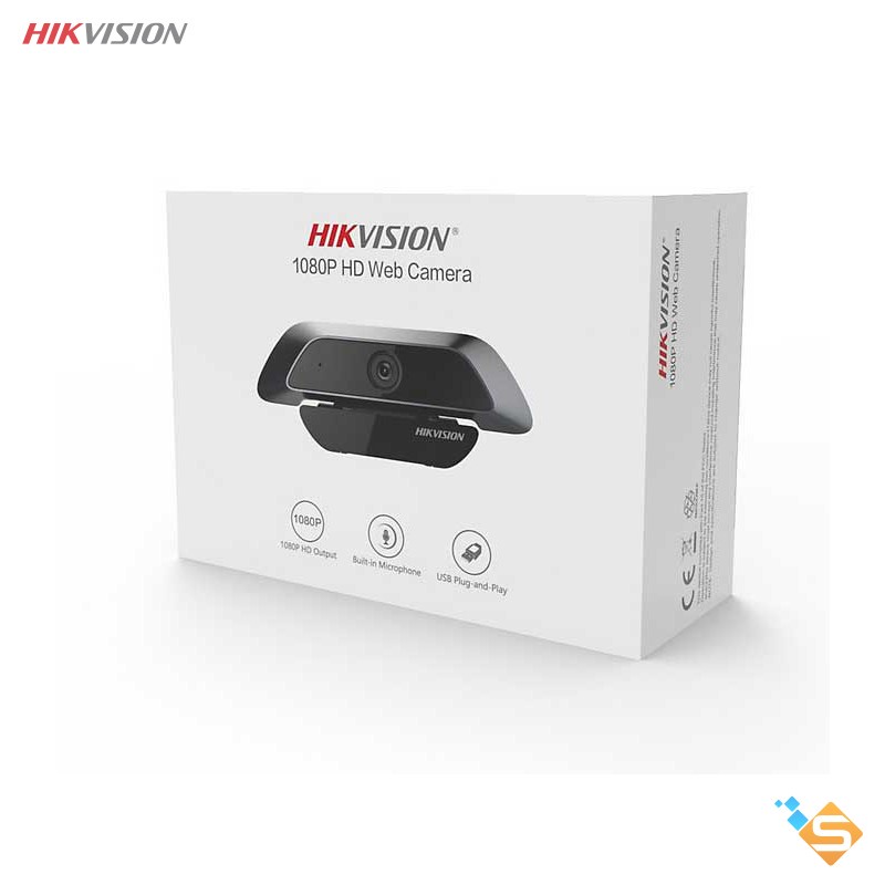 Webcam HIKVISION DS-U12 Độ Phân Giải Full HD 1080P 2MP Góc Rộng  Tích Hợp Mic - Bảo Hành Chính Hãng 2 Năm