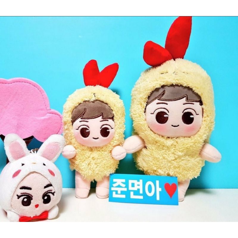Quần áo outfit suit tôm chiên tempura cho gấu bông doll 20cm 15cm có sẵn