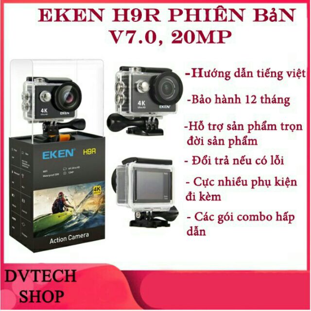 [ CHÍNH HÃNG 100% ]: Cammera Hành Trình eken H9R - CHỐNG NƯỚC FULL HD | BigBuy360 - bigbuy360.vn