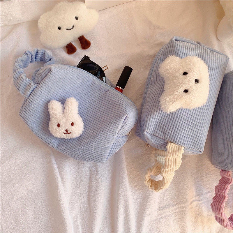 Túi Đựng Mỹ Phẩm Hình Gấu Dễ Thương