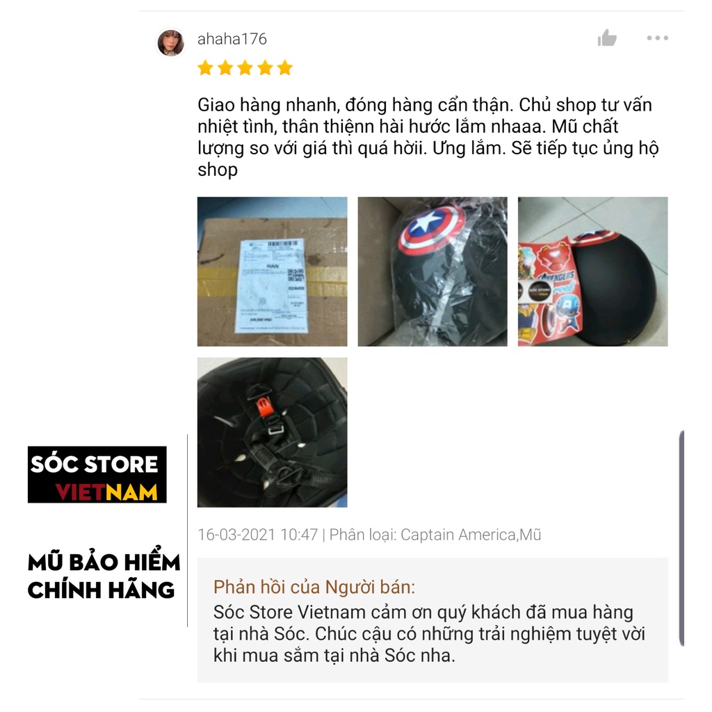 Mũ bảo hiểm 3/4 Viền Đồng Có Kính NT Max cao cấp, nón bảo hiểm 3 phần 4 có kính Sóc Store Vietnam