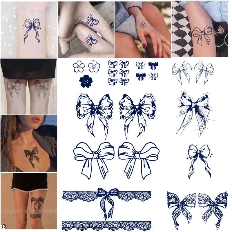 Set 30 Hình Xăm Dán Họa Tiết Nước Ép Nhỏ Xinh Xắn Chống Thấm Nước Lâu Trôi