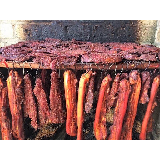 Thịt Trâu Gác Bếp Tây Bắc gia truyền người Thái, thịt trâu sấy khô thơm ngon chuẩn vị, có tặng kèm chẩm chéo