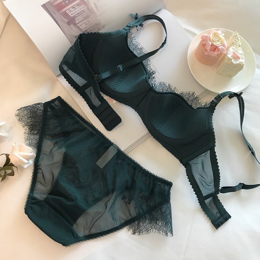 Set áo lót nâng ngực & quần lót nữ thêu ren | BigBuy360 - bigbuy360.vn