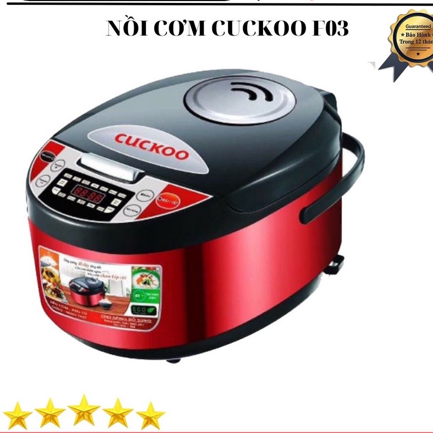 Nồi cơm Cuckoo F03 CR-689 đa năng. 5L Cao Cấp Nấu đa năng, Điều khiển thông minh 