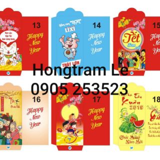 Bao lì xì Tết 2019 (combo 200c)