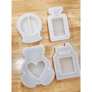 Khuôn silicon làm handmade resin shaker các loại