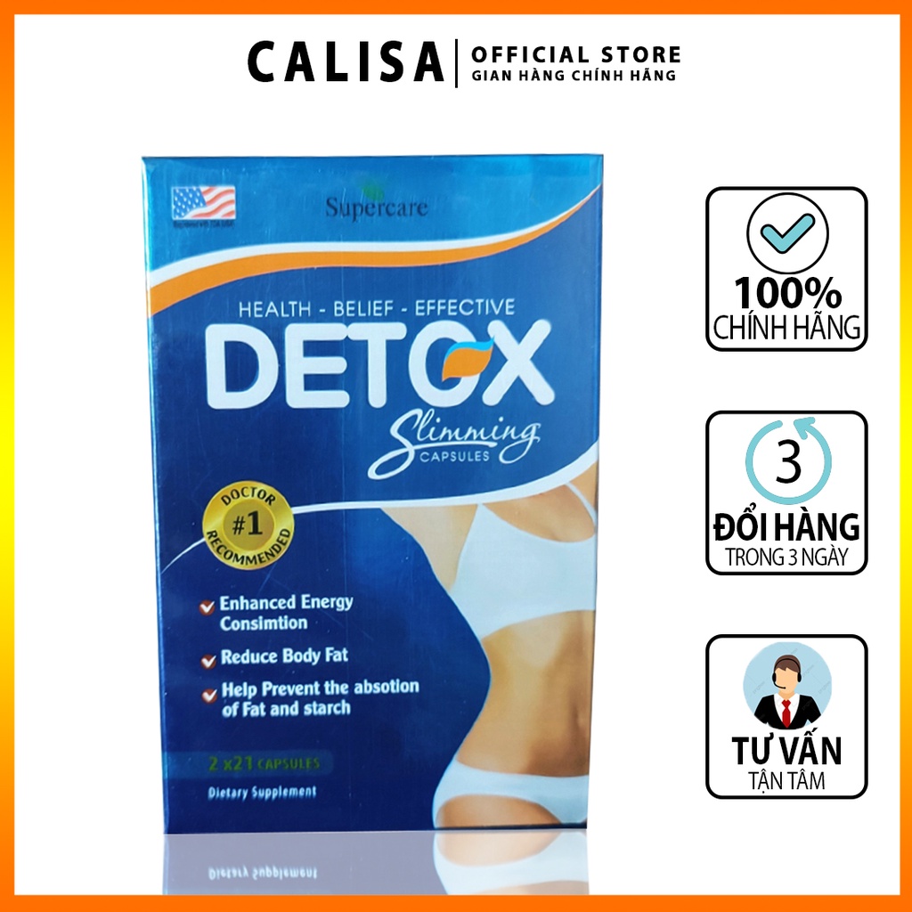 Viên giảm cân Detox Plus- Hộp 42v MINH QUÂN