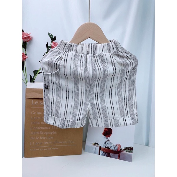 Combo 5 quần thô mềm xuất dư bé trai 13-30kg