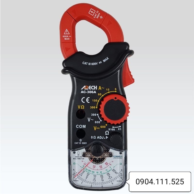 Ampe kìm đo dòng AC APECH AC-306A 300A thumbnail