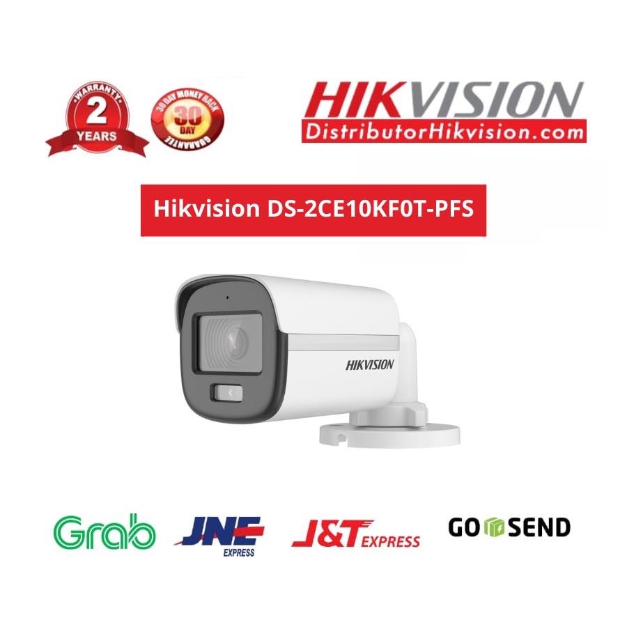 Camera HIKVISION 5MP/3K Có Màu Ban Đêm DS-2CE10KF0T-FS đèn trợ sáng 20m tích hợp mic vỏ kim loại