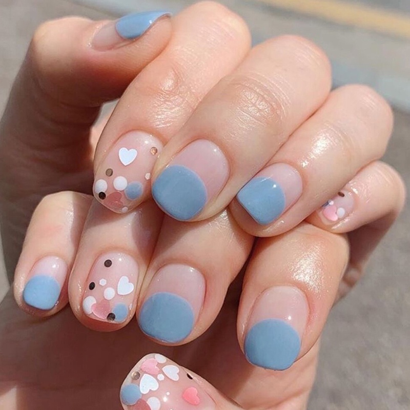 Nhãn Dán Trang Trí Móng Tay Họa Tiết Hoa Cúc 24 Kiểu Chống Nước Dạng Lột timetunnel