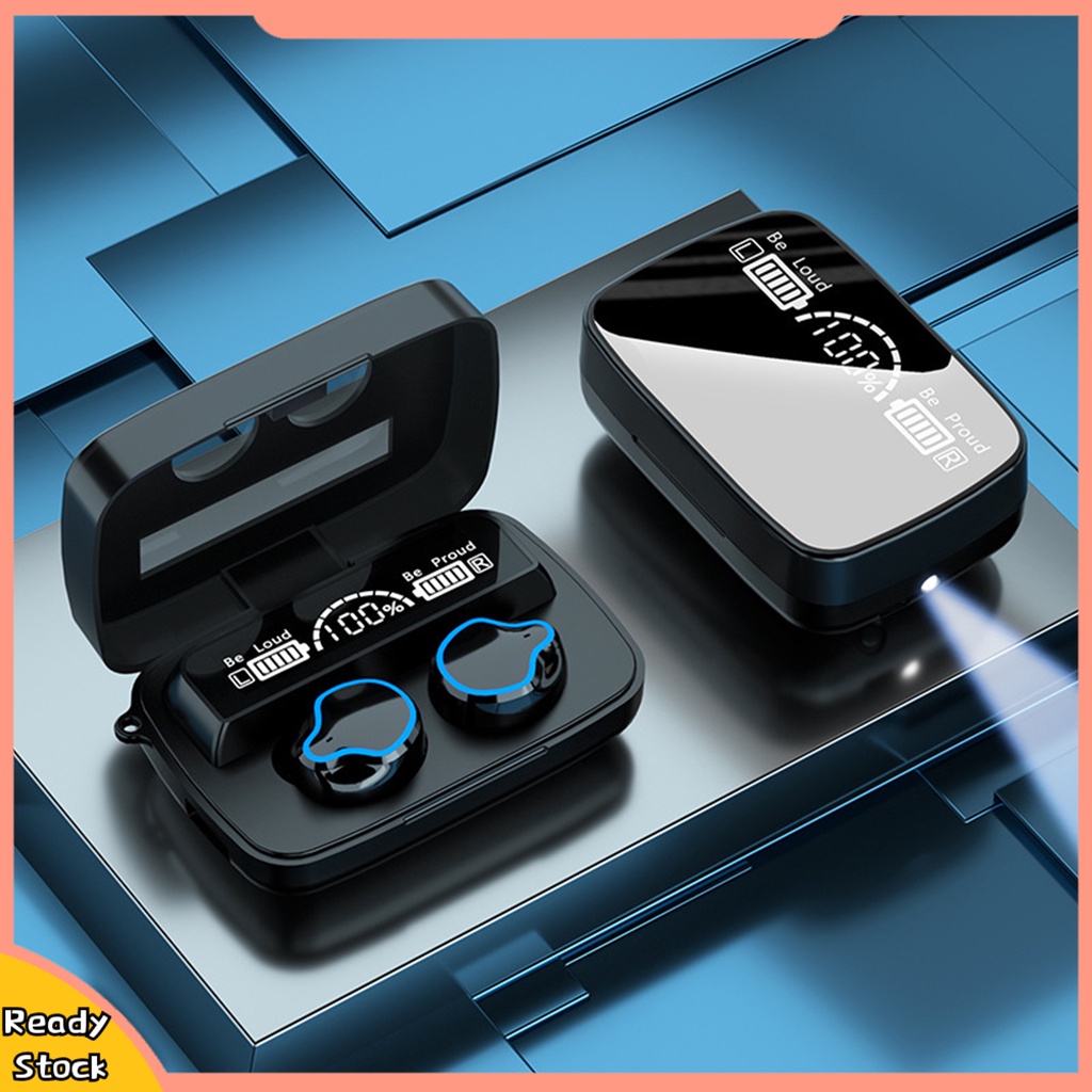 Tai Nghe Nhét Tai Không Dây Bluetooth 5.1 Hua-M9 Tws Điều Khiển Cảm Ứng Hiển Thị Điện Áp