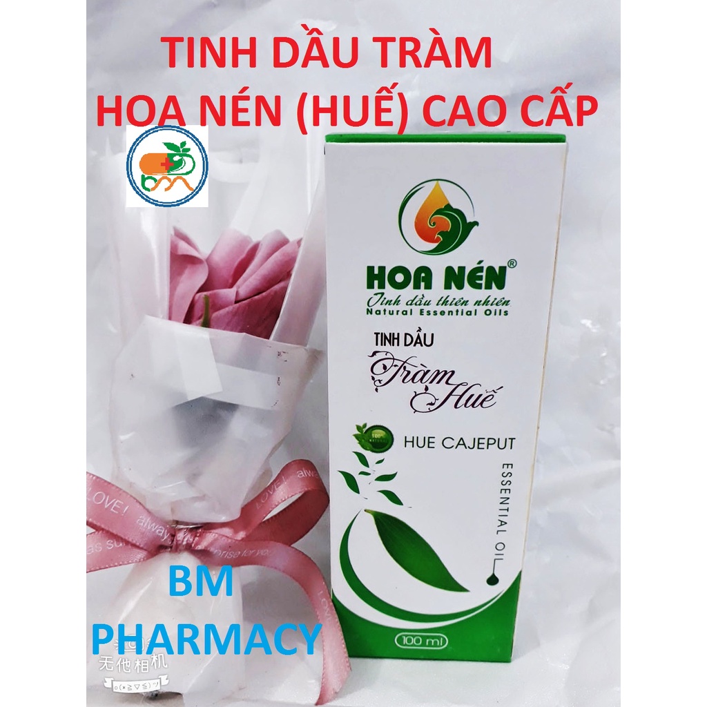 Tinh dầu tràm Hoa Nén từ Huế, giảm ho, ngạt mũi, phòng cảm cúm, trúng gió, giữ ấm cơ thể, giảm ngứa do côn trùng cắn